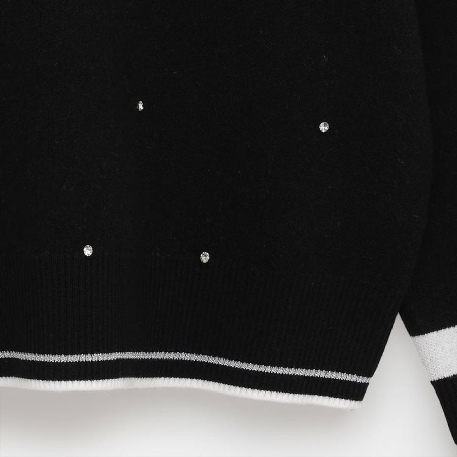 セール/40％OFFキャロウェイ ゴルフウェア クルーネック長袖ラインストーン付きニット c25218201（L寸：レディース） Callaway 2025秋冬 メール便_9