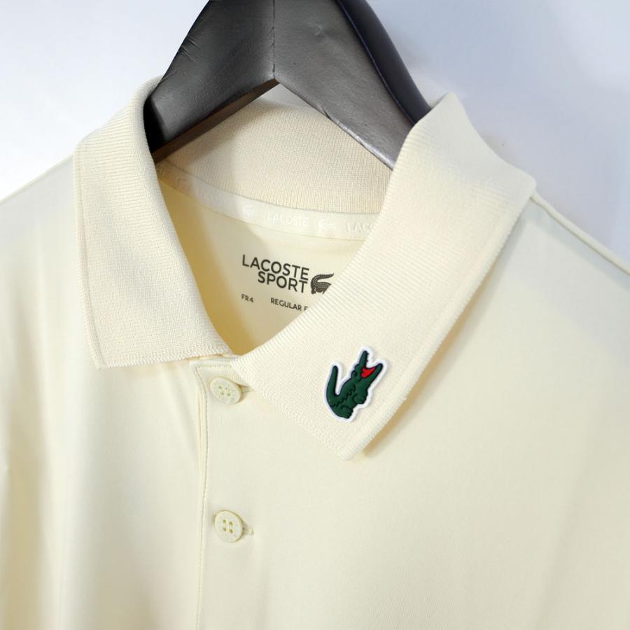 LACOSTE（ラコステ） セール ゴルフウェア 半袖カラーワニロゴパッチ