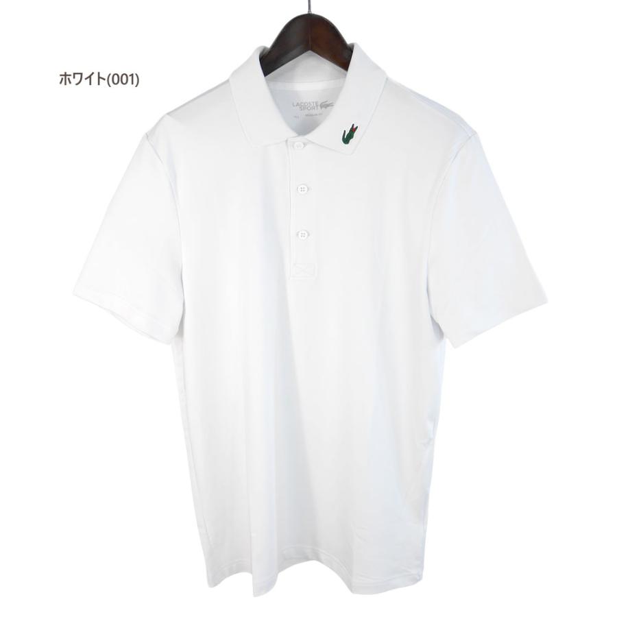 LACOSTE（ラコステ） セール ゴルフウェア 半袖カラーワニロゴパッチ