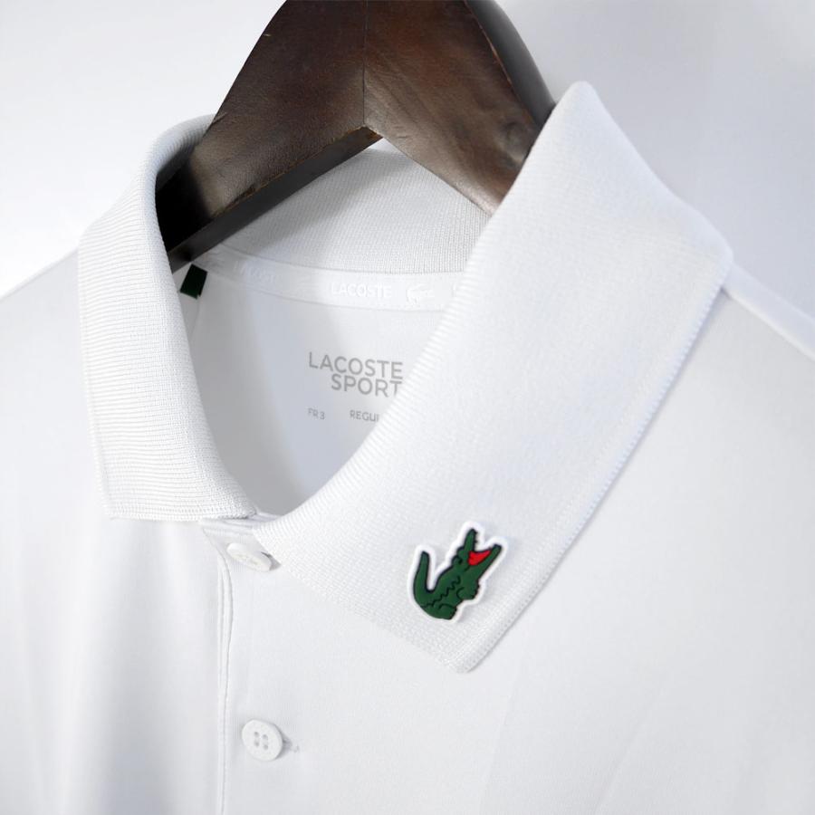 LACOSTE（ラコステ） セール ゴルフウェア 半袖カラーワニロゴパッチ