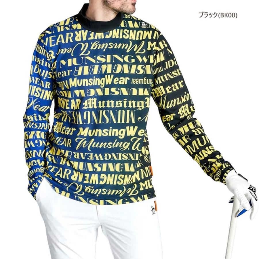 Munsingwear（マンシングウェア） ゴルフ 長袖モックネックシャツ（M/L