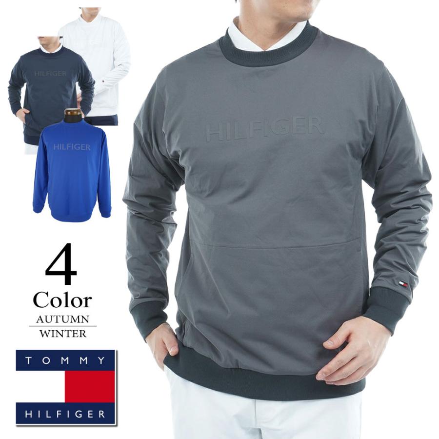 防風クルーネックスウェット【L寸】チャコールG トミーヒルフィガーthma554 防風クルーネックスウェット【L寸】チャコールG トミーヒルフィガーthma554