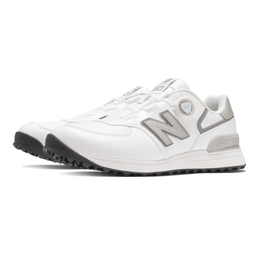New Balance 574 ゴルフシューズ ホワイト26 ニューバランス「574