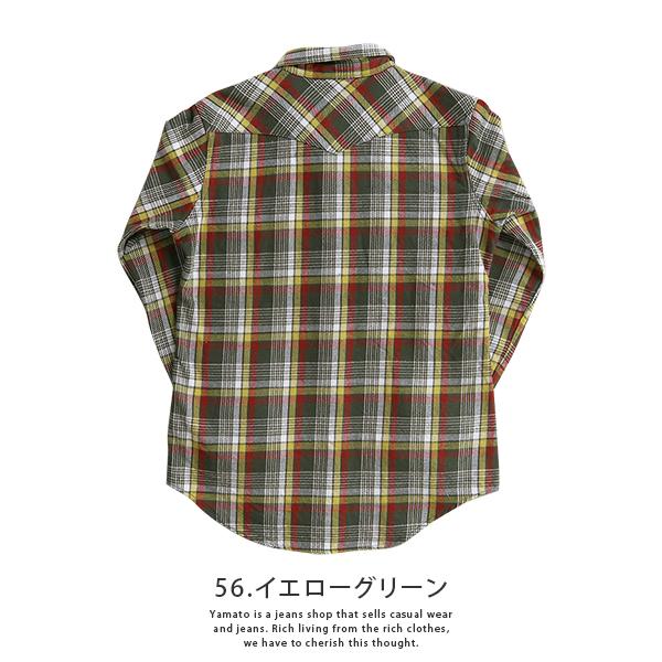 Big John（ビッグジョン） メンズ 長袖 シャツ HEAVY COTTON FLANNEL