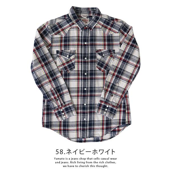 Big John（ビッグジョン） メンズ 長袖 シャツ HEAVY COTTON FLANNEL