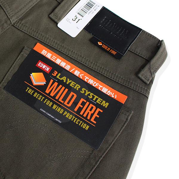 EDWIN エドウィン ジーンズ WILD FIRE ワイルドファイア 暖かいパンツ 暖パン レギュラーストレート デニム E03WF-4 ED_SS｜jeans-yamato｜15