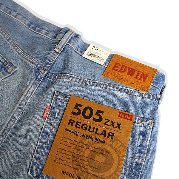 EDWIN 505ZXX エドウィン 505ZXX ジーンズ 60s レギュラーストレートパンツ SELVAGE VINTAGE REGULAR STRAIGHT 日本製 E50560-1 0915 父の日 プレゼント｜jeans-yamato｜10