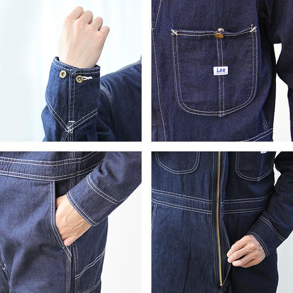 Lee つなぎ オールインワン メンズ Lee ツナギ リー つなぎ メンズ DUNGAREES UNION-ALLS LM7213-1 父の日 プレゼント｜jeans-yamato｜06