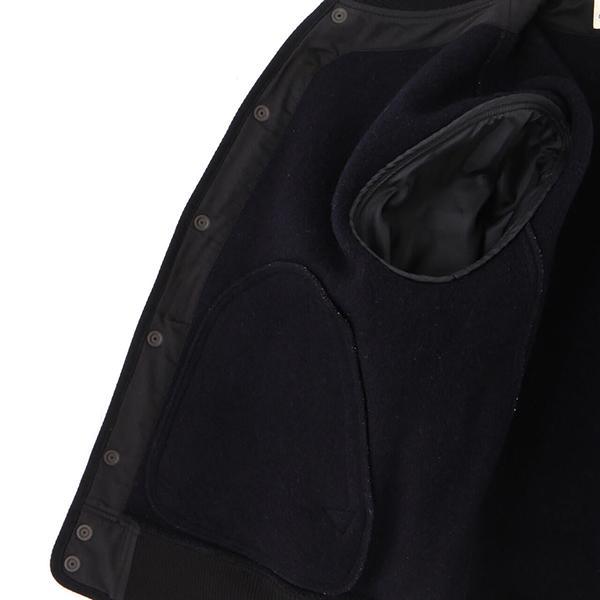 Schott ショット メンズ アウター スタジャン BEACH CLOTH STADIUM JACKET ビーチクロス スタジアムジャケット ストリート アメカジ レザー使用 7824252010の画像
