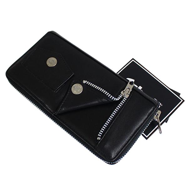 Schott N.Y.C ショット メンズ LEATHER RIDERS ZIP WALLET 本革 Schott N.Y.C ショット メンズ LEATHER RIDERS ZIP WALLET 本革