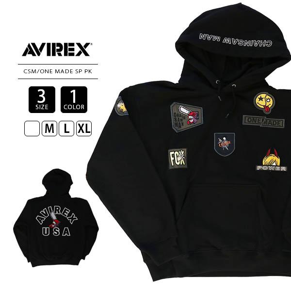 AVIREX × Chainsaw Man Hoodie XL アヴィレックス AVIREX Chainsaw Man ONE MADE Collaboration Special Hoodie