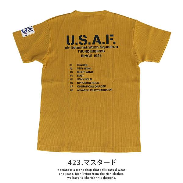 AVIREX 半袖 Tシャツ ワッフル アヴィレックス USAF 7833134054 0329 父の日 プレゼント｜jeans-yamato｜05