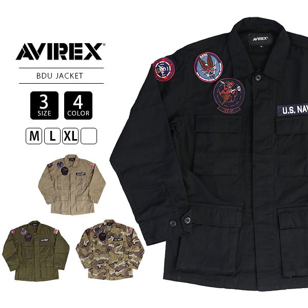 AVIREX（アヴィレックス） アウター ミリタリージャケット COTTON RIP 