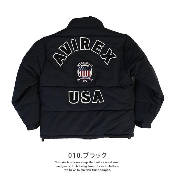 AVIREX アヴィレックス アウター 中綿ジャケット ARCH LOGO BOMBER JACKET 7833952039 1103 父の日 プレゼント｜jeans-yamato｜03