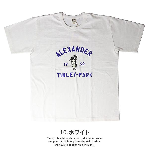 BARNS OUTFITTER バーンズアウトフィッターズ Tシャツ 半袖 VINTAGE LIKE S/S T SHIRT ALEXANDER BR-23303 0804 父の日 プレゼント｜jeans-yamato｜05