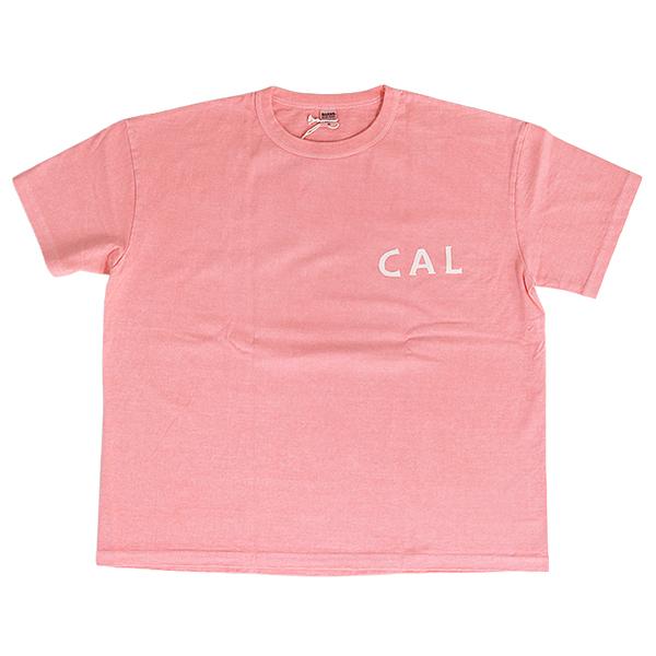 BARNS バーンズ メンズ 半袖 Tシャツ プリントTシャツ Pigment Dye G.O.A.T CAL カリフォルニア 丸胴 快適 ビンテージ感 ヘビーウェイト 州旗 アメカジ BR-26151の画像