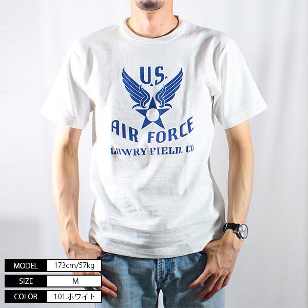 バズリクソンズ Tシャツ BUZZ RICKSON'S 半袖 US AIR FORCE スラブT BR79172 父の日 プレゼント｜jeans-yamato｜02