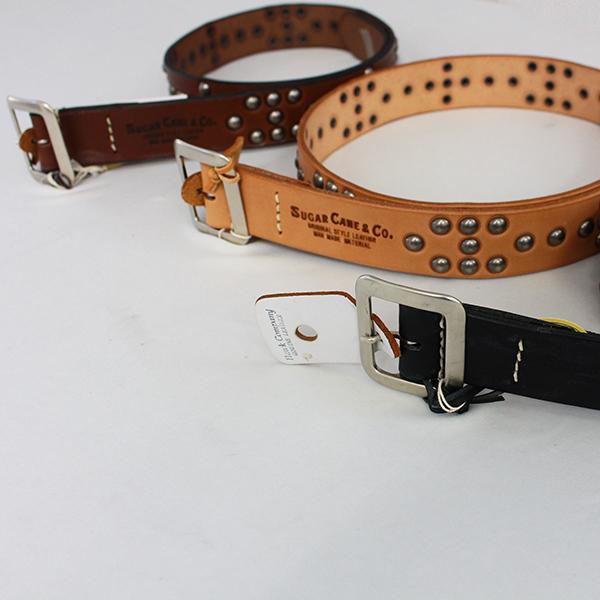 SUGAR CANE シュガーケーン スタッズベルト STUDS BELT ブラック SUGAR CANE シュガーケーン スタッズベルト STUDS BELT ブラック