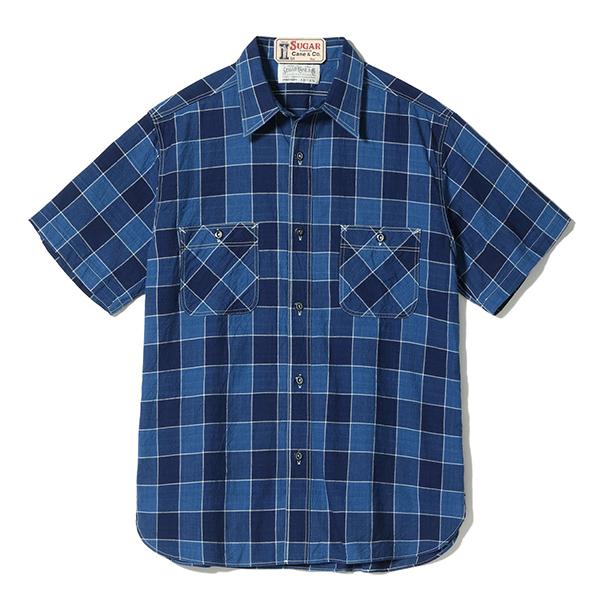 シュガーケーン　Sugar Cane & Co. 半袖シャツ Mサイズ SUGAR CANE Sugar Cane シュガーケーン メンズ トップス 半袖 シャツ