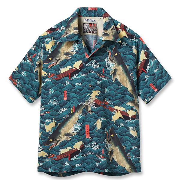 SUN SURF サンサーフ メンズ 半袖 シャツ アロハシャツ レーヨンアロハ
