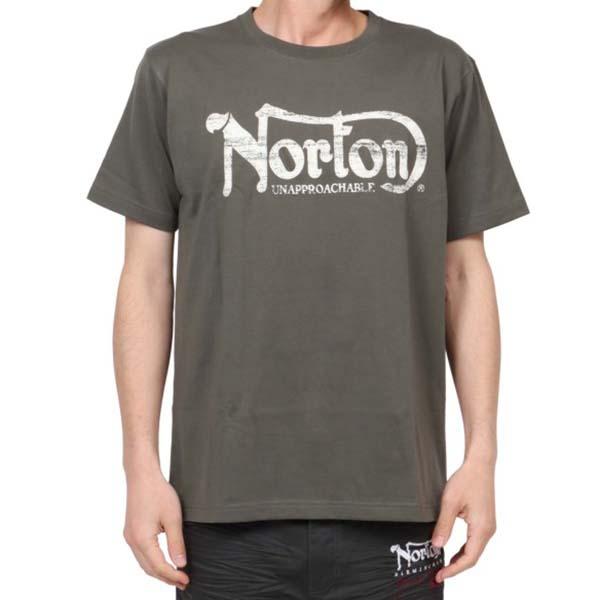 Norton ファッション 服 ノートン Tシャツ 半袖 ドライ イーグル ヴィンテージ カスレ プリントT 232N1016 0209 父の日 プレゼント｜jeans-yamato｜11