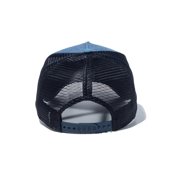 NEW ERA ニューエラ 9FORTY A-Frame トラッカー Denim ウーブンパッチデニム 173-14109668 0412 父の日 プレゼント｜jeans-yamato｜04