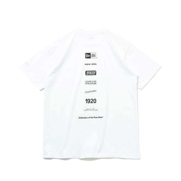 NEW ERA ニューエラ 半袖 コットン Tシャツ Archive Logo ホワイト レギュラー ホワイト 173-14121925 0412 父の日 プレゼント｜jeans-yamato｜04