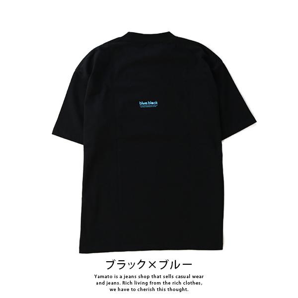 blue.black Tシャツ ブルーブラック Tシャツ DIAGONAL S/S T-SHIRT メンズ 半袖 プリント バス釣り フィッシング アウトドア BBT-013 父の日 プレゼント｜jeans-yamato｜05