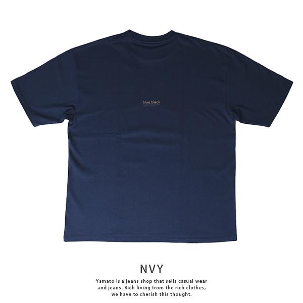 blue.black Tシャツ ブルーブラック Tシャツ BOX LOGO PRINT S/S T-SHIRT メンズ 半袖 プリント バス釣り フィッシング BBT-041｜jeans-yamato｜07