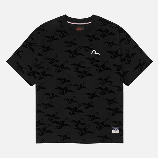 EVISU Tシャツ カモメ　エヴィス 00s EVISU エヴィス エビス ロゴ カモメ プリント Tシャツ tee
