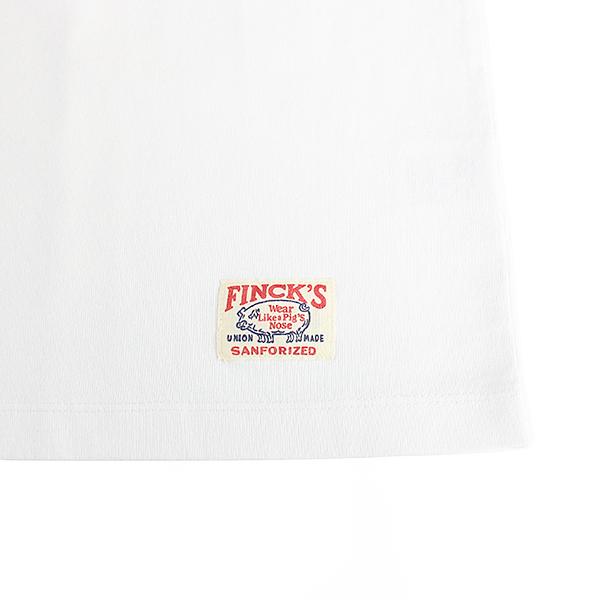 FINCK'S フィンクス メンズトップス 半袖 Tシャツ 綿100％ 花柄