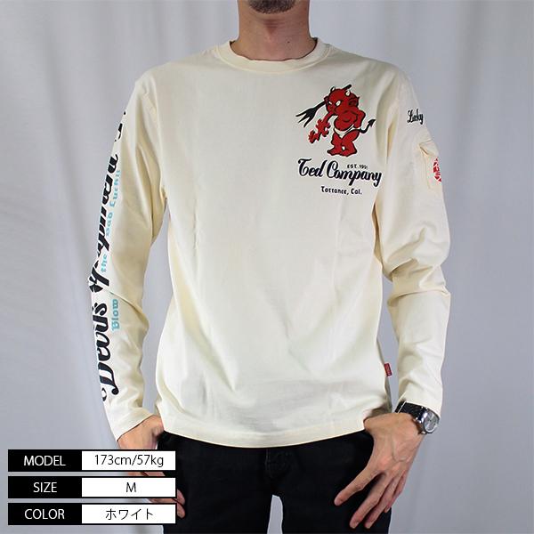 TEDMAN テッドマン Tシャツ 長袖 ロンT DEVIL EQUIPMENT バイク TEDMAN テッドマン Tシャツ 長袖 ロンT DEVIL EQUIPMENT バイク