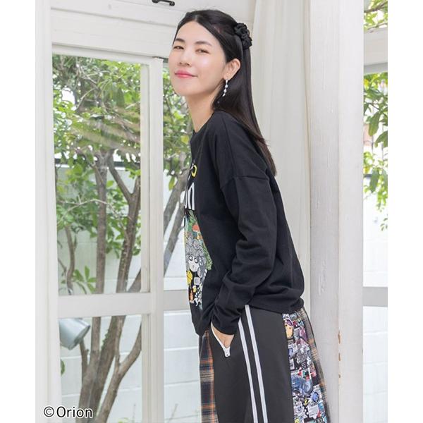 ScoLar（スカラー） レディース トップス 長袖 Tシャツ プリントT