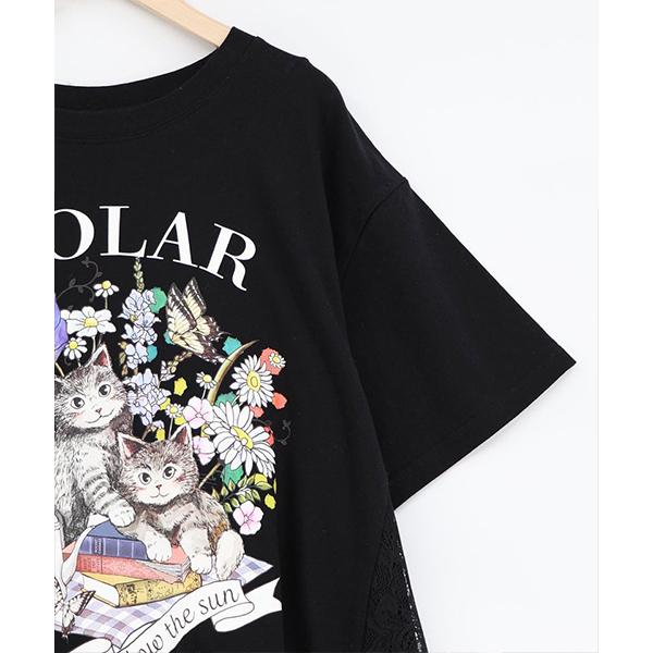 ScoLar（スカラー） レディース 半袖 ワンピース ロングワンピース 丈