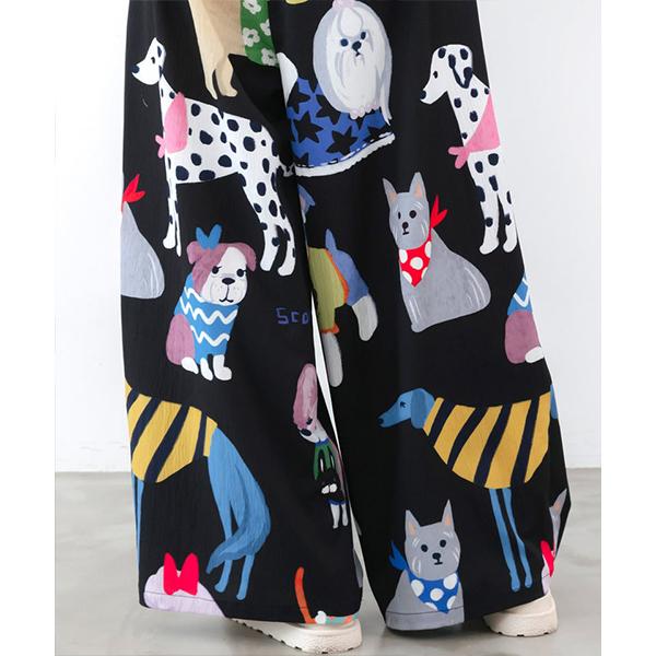 ScoLar（スカラー） ボトムス レディース リラックス ワイドパンツ