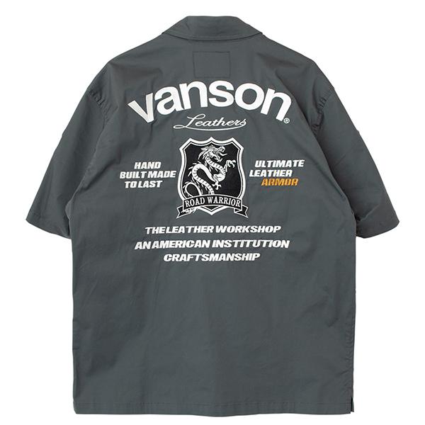 VANSON（バンソン） メンズ トップス 半袖 シャツ ワークシャツ
