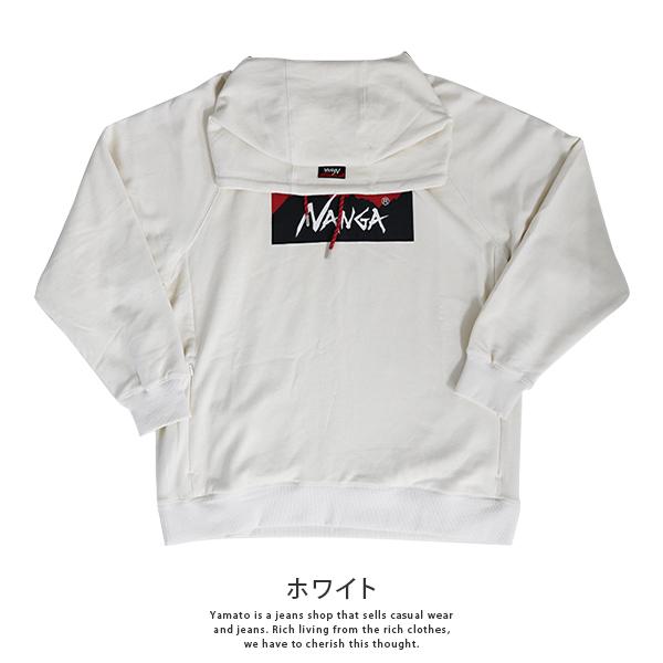 NANGA ナンガ パーカー ECO HYBRID BOX LOGO SWEAT HOODIE  エコハイブリッドボックスロゴスウェットフーディー NW2311-1F202 1006 父の日 プレゼント｜jeans-yamato｜08