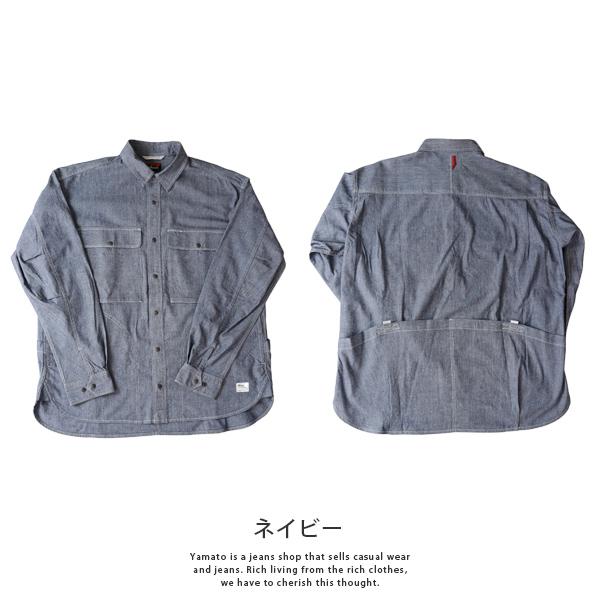 NANGA ナンガ シャツ TAKIBI FIELD SHIRT タキビ シャンブレー フィールドシャツ 長袖 nw2311-1h503 0324