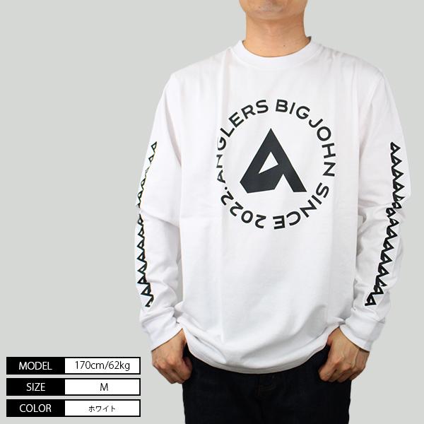 アングラーズ ビッグジョン ANGLERS BIGJOHN サークルロゴ ロンT 長袖 Tシャツ アウトドア バス釣り AGCS003A アングラーズ ビッグジョン ANGLERS BIGJOHN サークルロゴ ロンT 長袖 Tシャツ アウトドア バス釣り AGCS003A