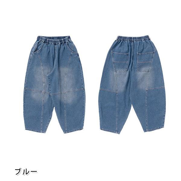 mililopiulu レディース ボトムス 切替 ボールパンツ ゆったり