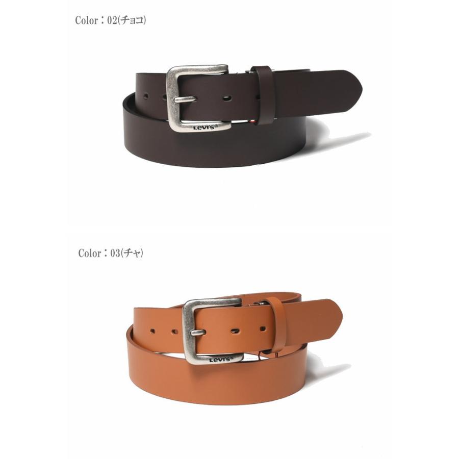 Levi's（リーバイス） ベルト 牛革 レザーベルト 35mm 15116020