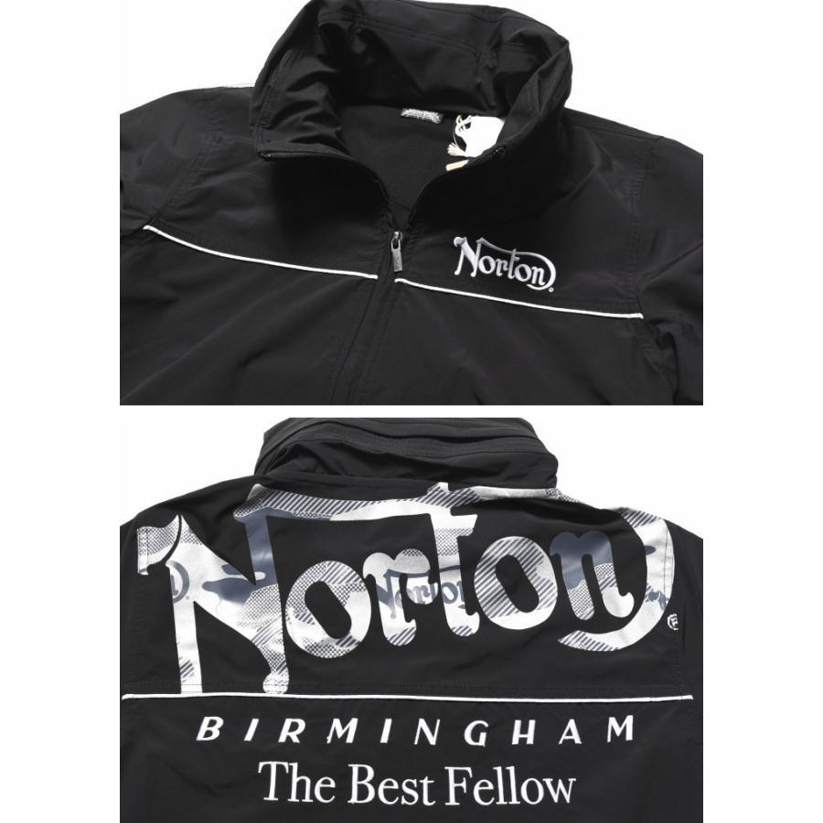 ノートン NORTON ジャケット NORTONロゴ 刺繍&リフレクタープリント ノートン NORTON ジャケット NORTONロゴ 刺繍&リフレクタープリント