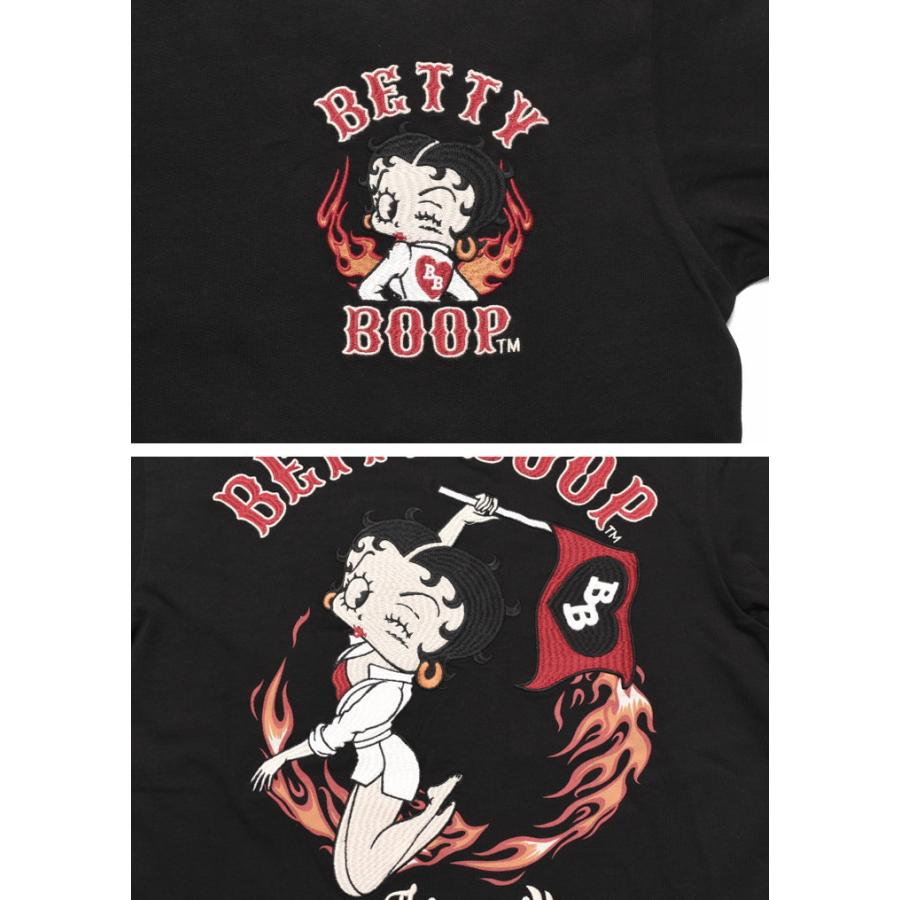 BETTY BOOP（ベティ ブープ） ブレイブマン × コラボ ロンT フラッグ 