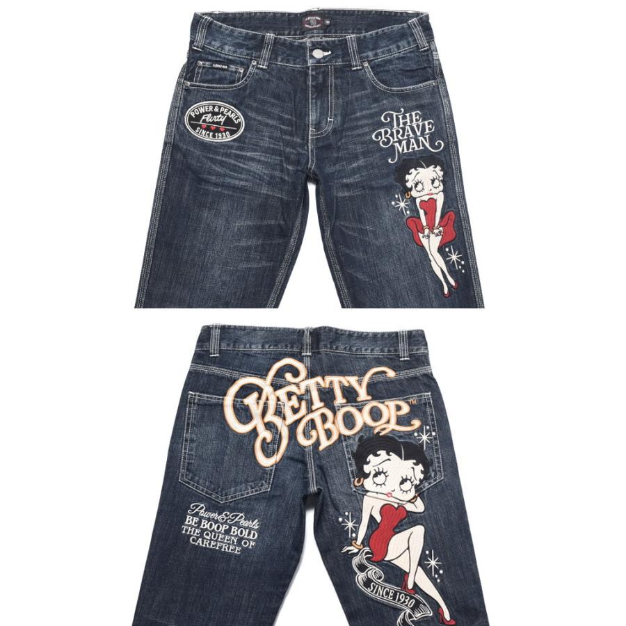 BETTY BOOP（ベティ ブープ） ブレイブマン × コラボ ジーンズ