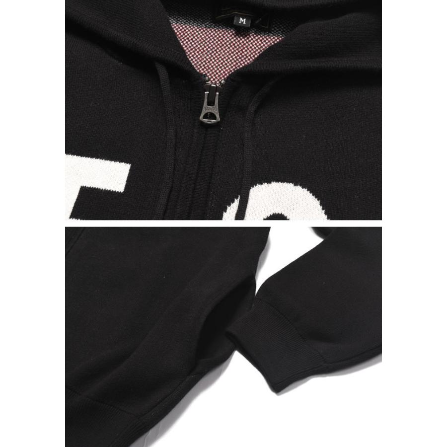 CROWS×WORST JACQUARD KNIT F/Z HOODIE PARKA クローズ ワースト ジャ