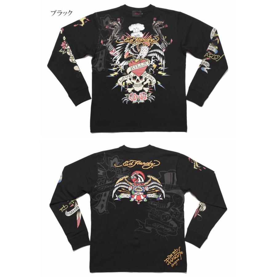 Ed Hardy 【2024秋冬新作】Ed エドハーディー ロンT Love Kills Ed Hardy 【2024秋冬新作】Ed エドハーディー ロンT Love Kills