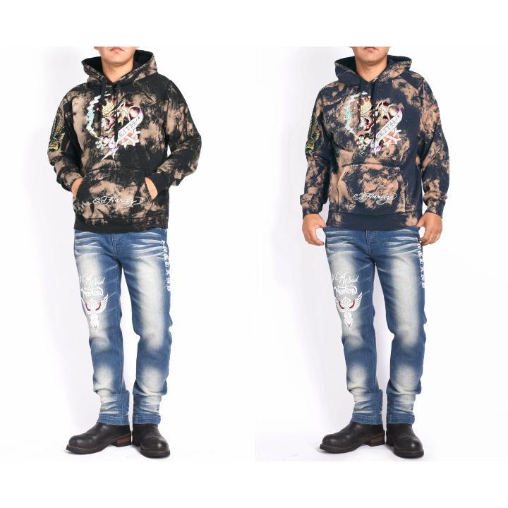 J*C様 Ed Hardy スカルデザイン パーカーとパンツセット Ed Hardy スカルデザイン パーカーとパンツセット