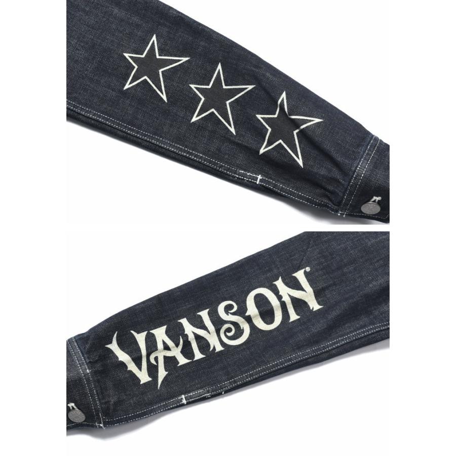 VANSON（バンソン） 【当店別注】 ジージャン Custom Design ロゴ 刺繍