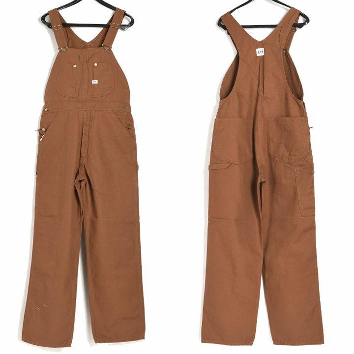 Lee ブラウン オーバーオール　7254 Lee（リー） DUNGAREES 日本製 ブラウンダック オーバーオール LM7254