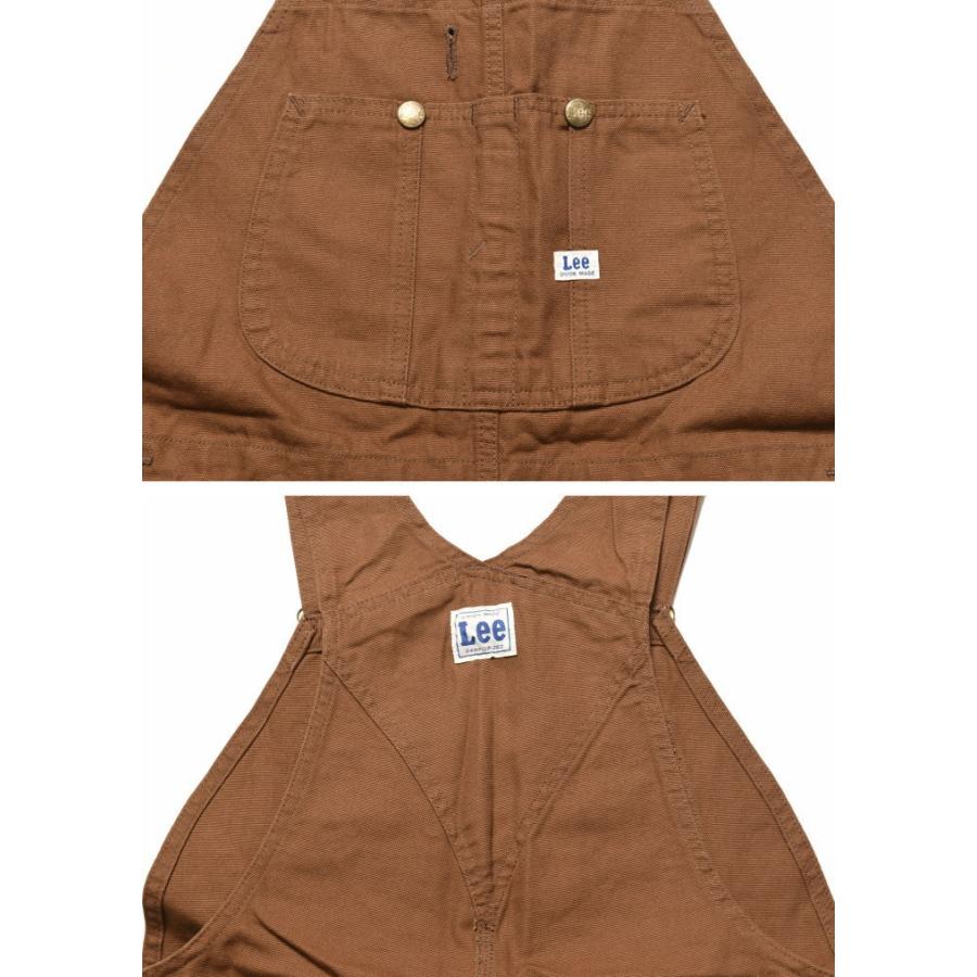 Lee LEE リー DUNGAREES 日本製 ブラウンダック オーバーオール